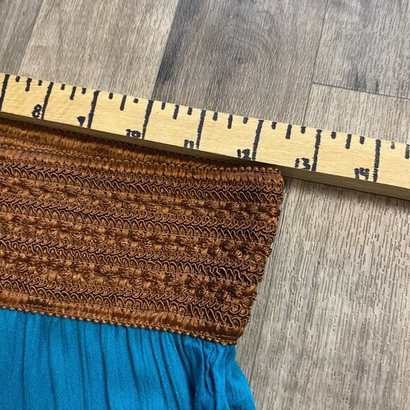 Rue 21 Blue Wide Leg Pants Size Medium Boho - Picture 5 of 7